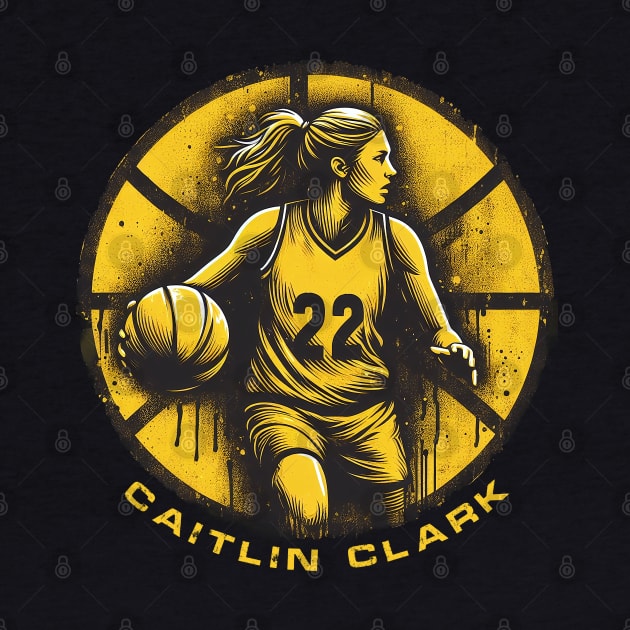 Caitlin Clark 22 - Women Basketball player by ANSAN